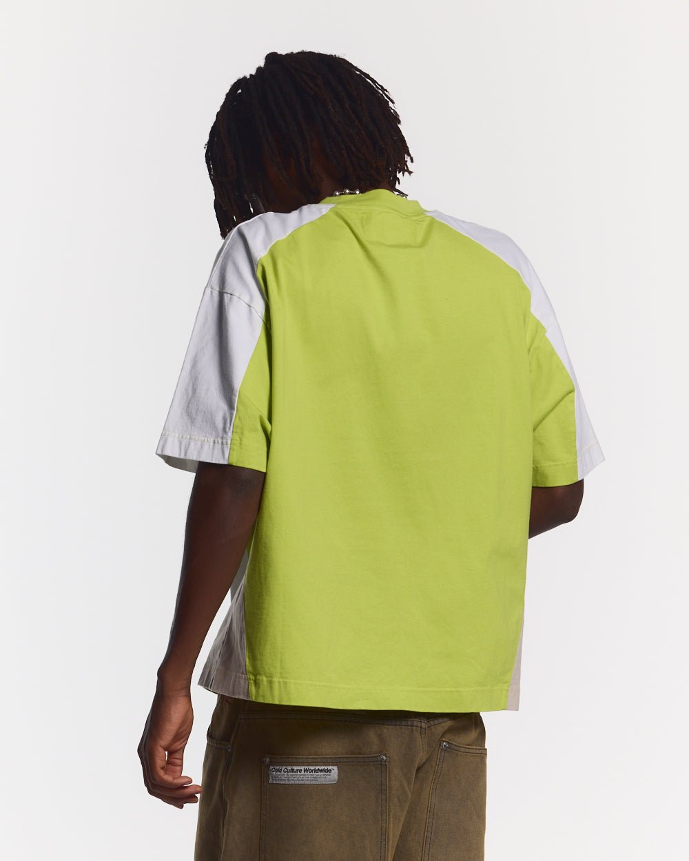 SPEED SPOKE TEE GREEN & GREY - COLD CULTURE