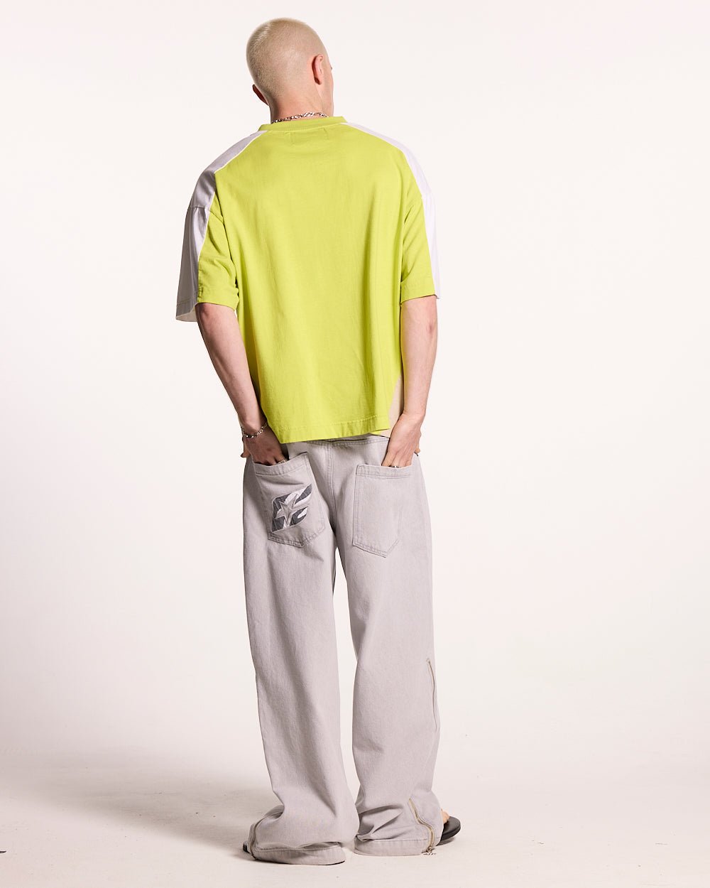 SPEED SPOKE TEE GREEN & GREY - COLD CULTURE