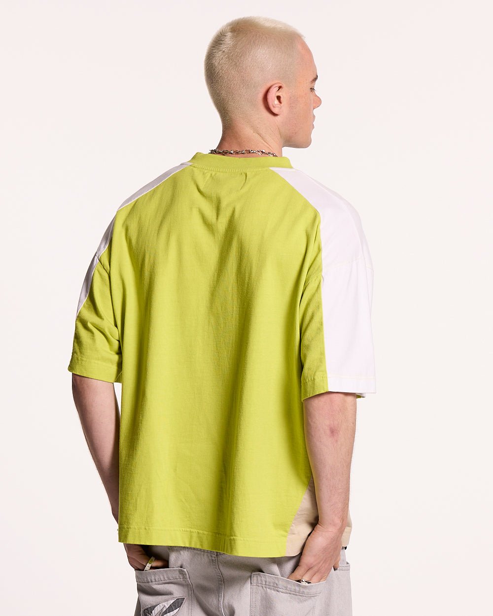 SPEED SPOKE TEE GREEN & GREY - COLD CULTURE