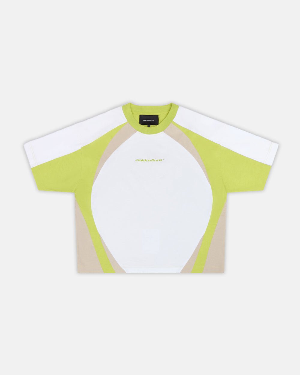 SPEED SPOKE TEE GREEN & GREY - COLD CULTURE