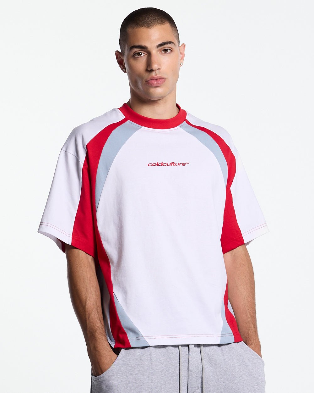SPEED SPOKE TEE RED - Cold Culture