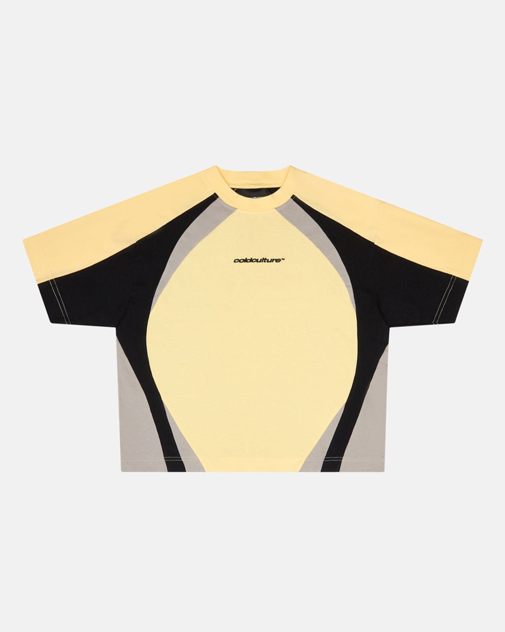 SPEED SPOKE TEE YELLOW & BLACK - COLD CULTURE