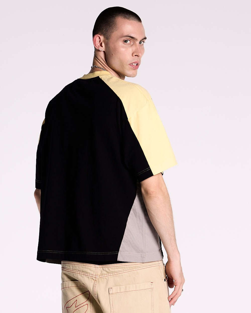SPEED SPOKE TEE YELLOW & BLACK - COLD CULTURE