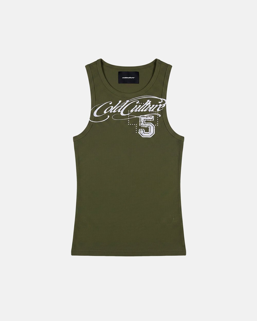 SPEED WAFFLE TANK TOP GREEN - Cold Culture