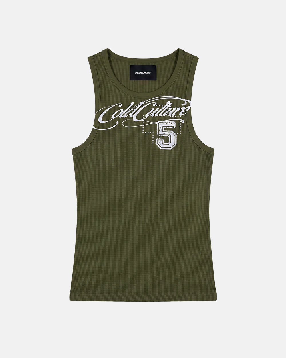 SPEED WAFFLE TANK TOP GREEN - Cold Culture