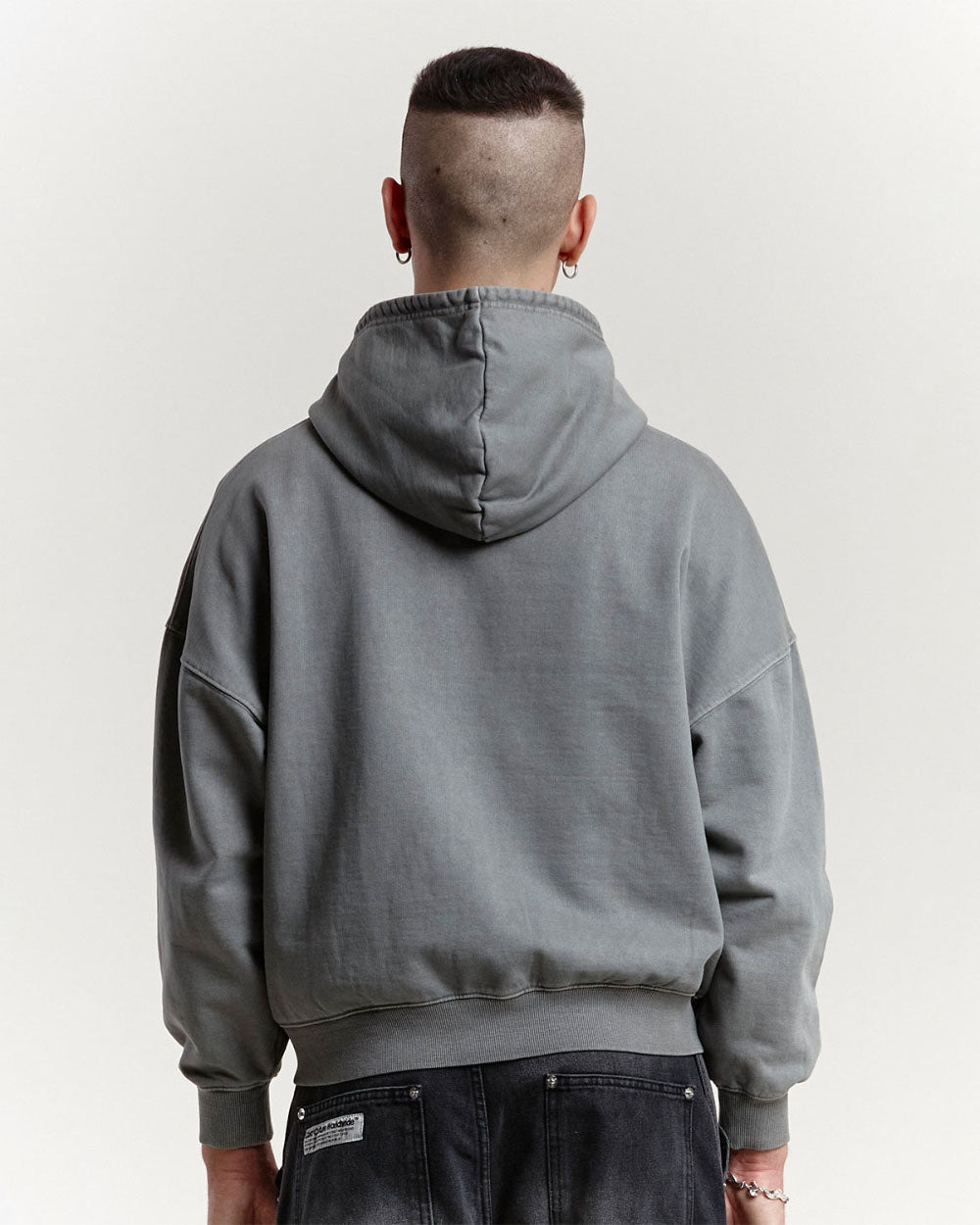 SPEED ZIP HOODIE +WASHED DUST GREY - COLD CULTURE