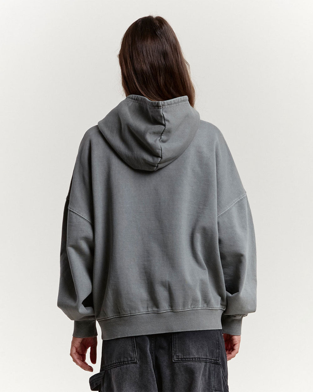 SPEED ZIP HOODIE +WASHED DUST GREY - COLD CULTURE