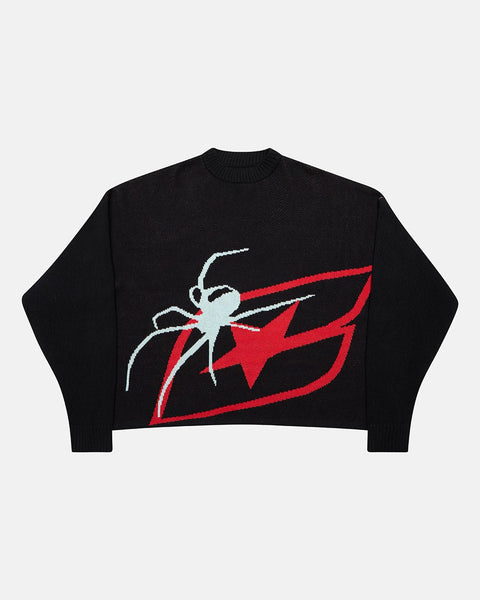 SPIDER KNIT BLACK