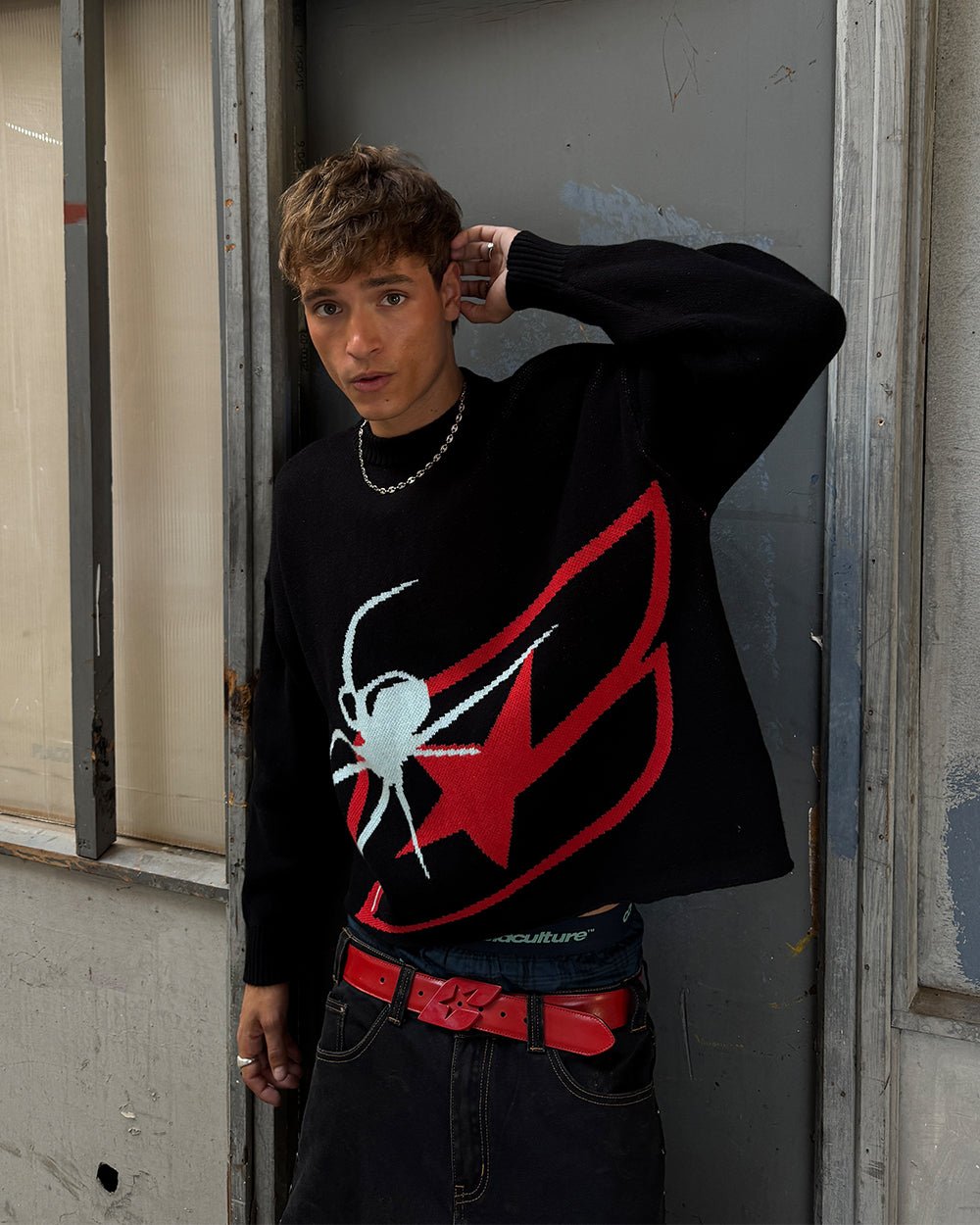 SPIDER KNIT BLACK - COLD CULTURE