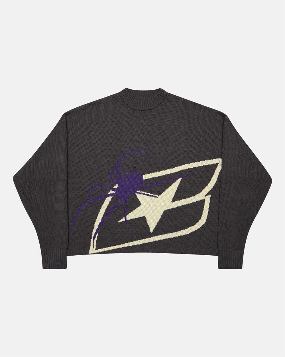 SPIDER KNIT GREY