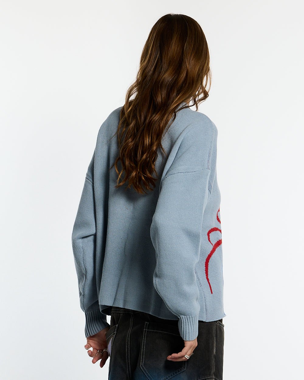 SPIDER KNIT LIGHT BLUE - COLD CULTURE