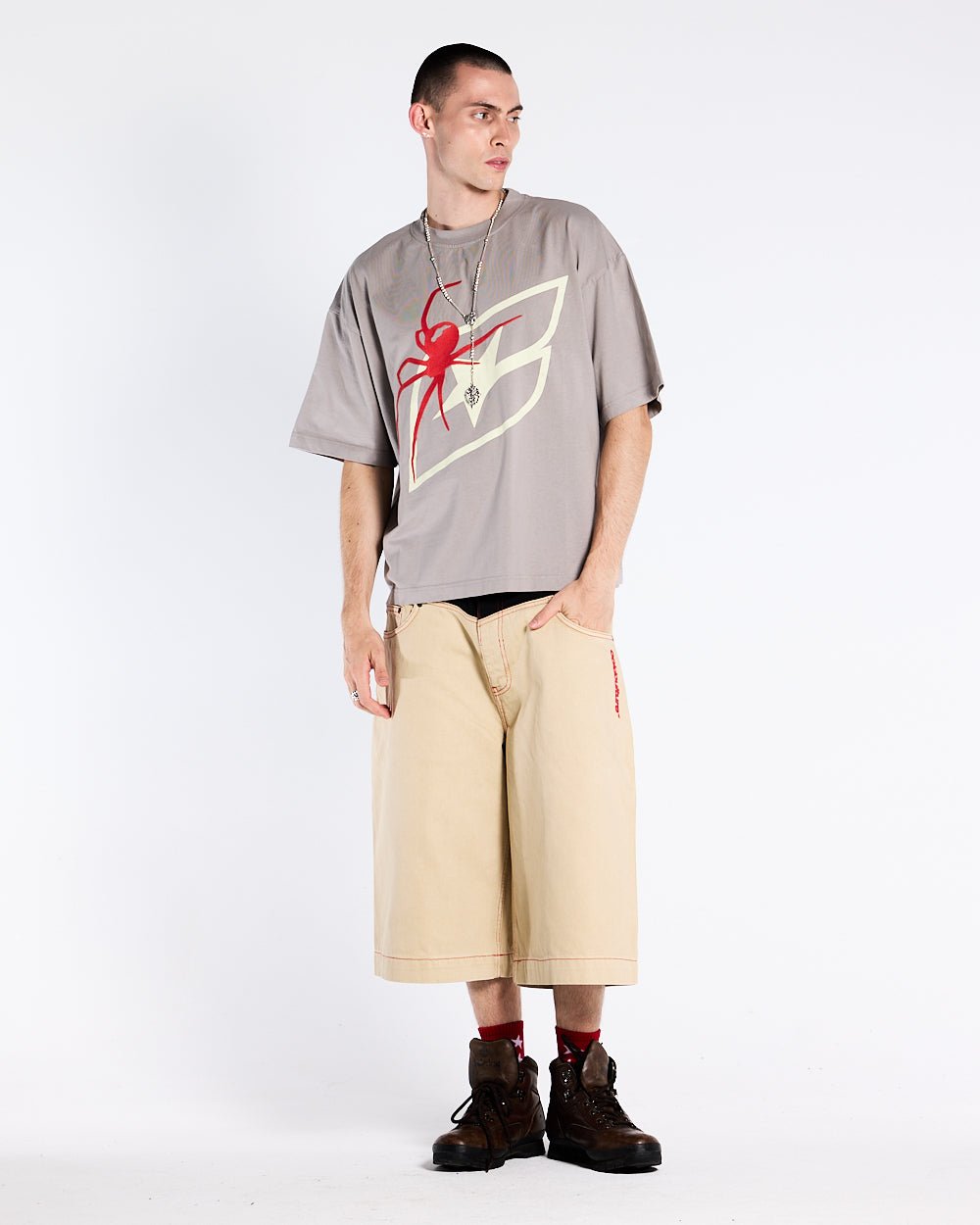 SPIDER TEE GREY - COLD CULTURE