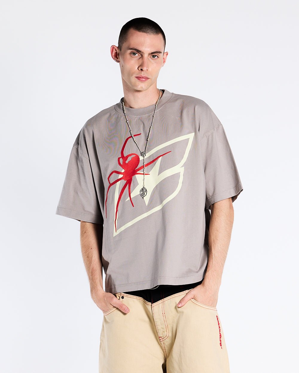 SPIDER TEE GREY - COLD CULTURE