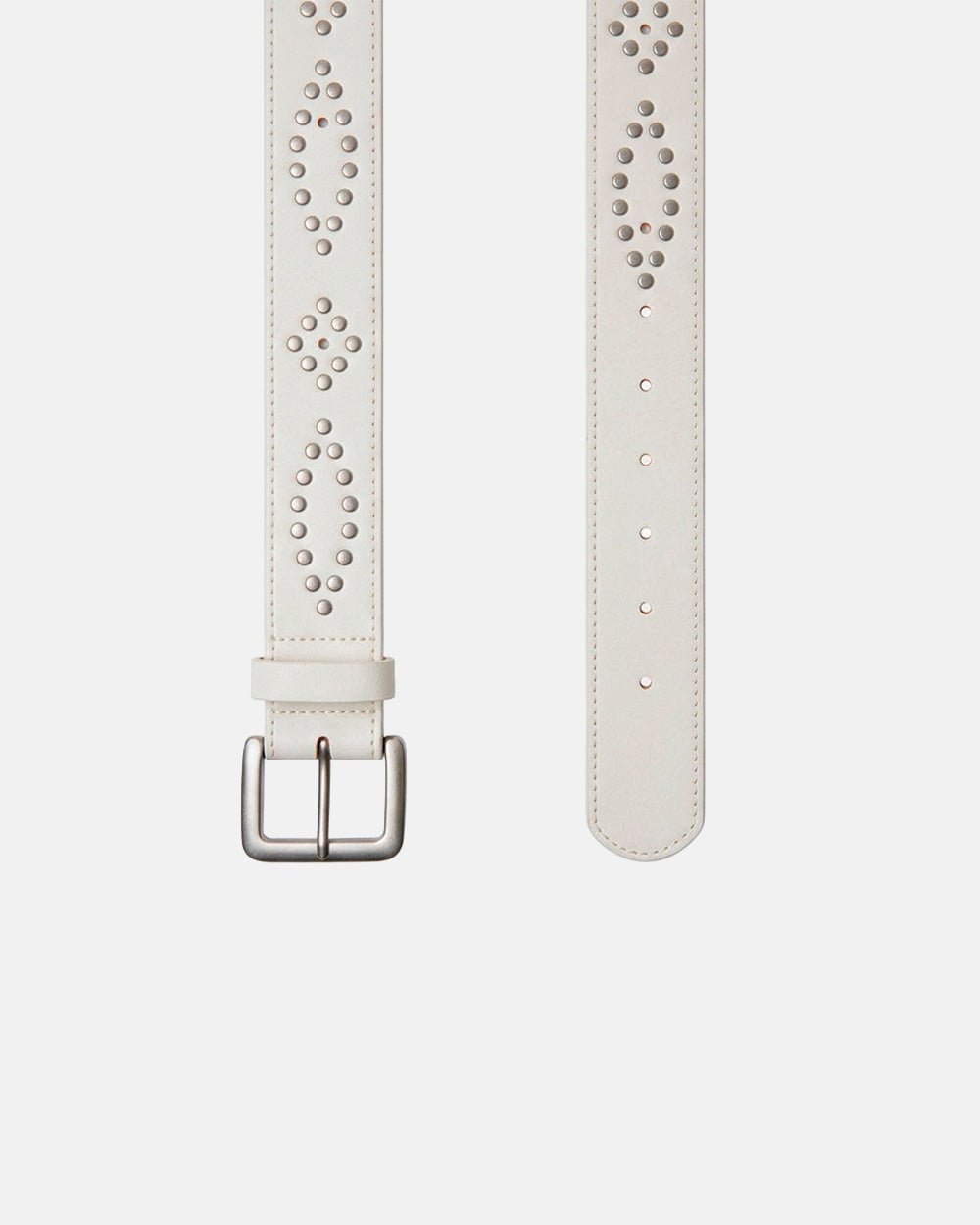 SPIKES BELT WHITE - Cold Culture