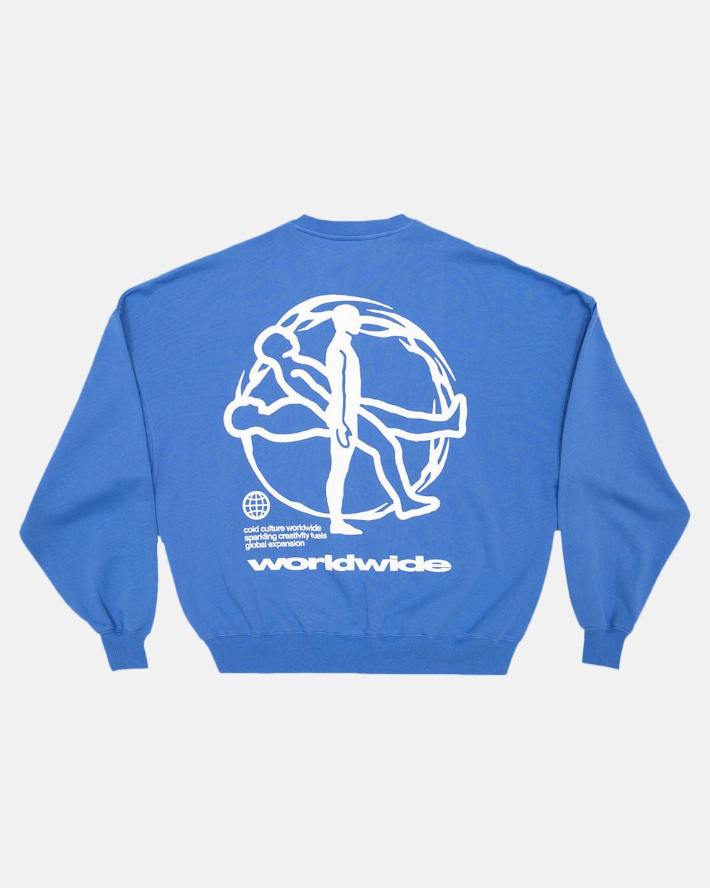 SPINNING CREWNECK HORIZON BLUE - COLD CULTURE