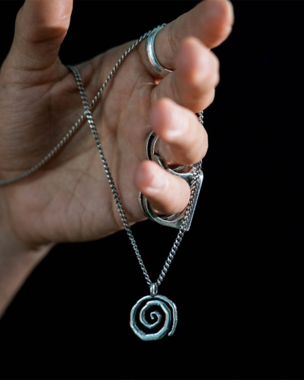 SPIRAL NECKLACE - COLD CULTURE