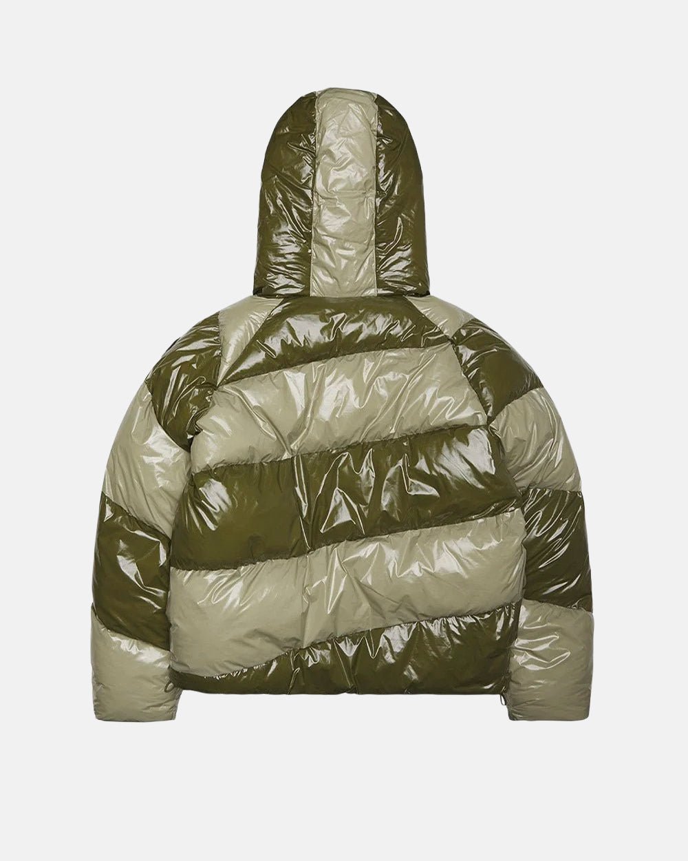 SPIRAL PUFFER GLOSSY GREEN MIX - Cold Culture