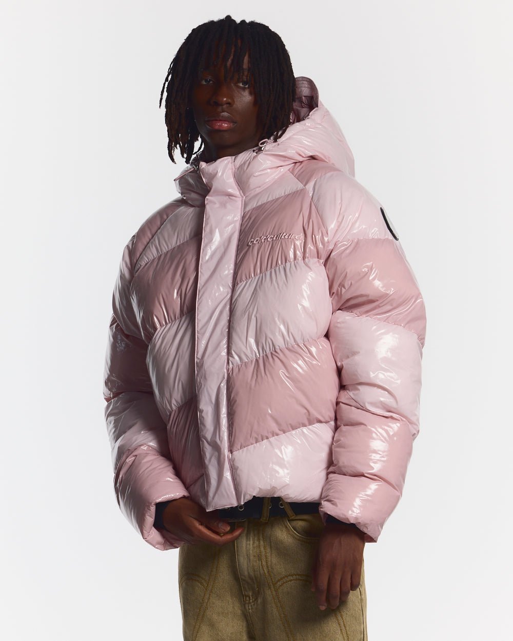SPIRAL PUFFER GLOSSY PINK MIX - Cold Culture