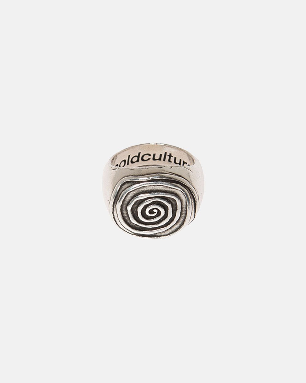 SPIRAL SIGNET RING - Cold Culture