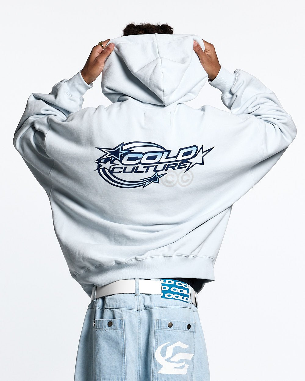 SPLASH HOODIE AIR BLUE - COLD CULTURE