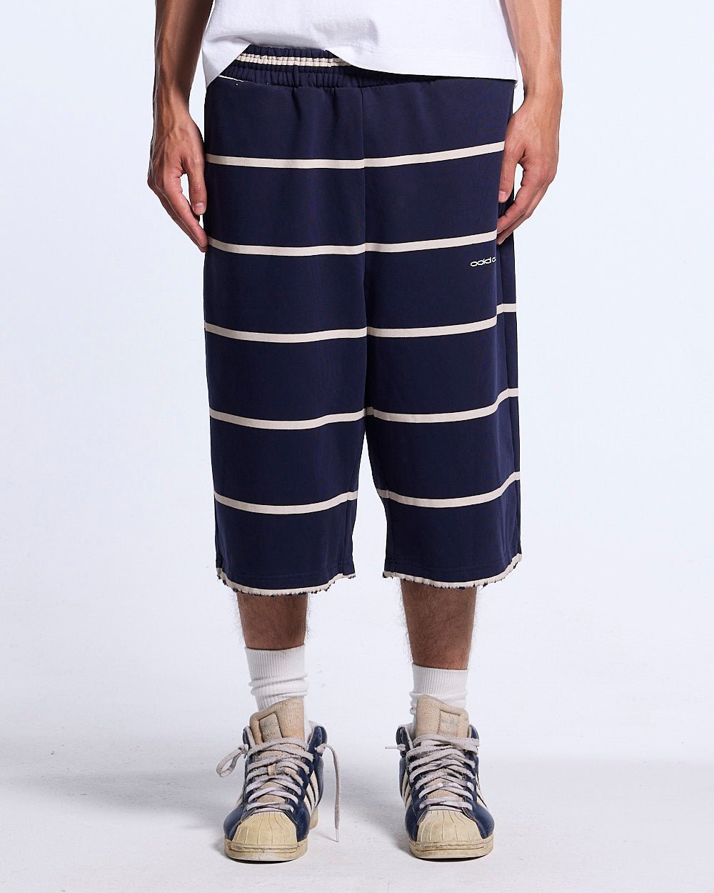 STALLION SHORT SWEATPANTS NAVY - Cold Culture