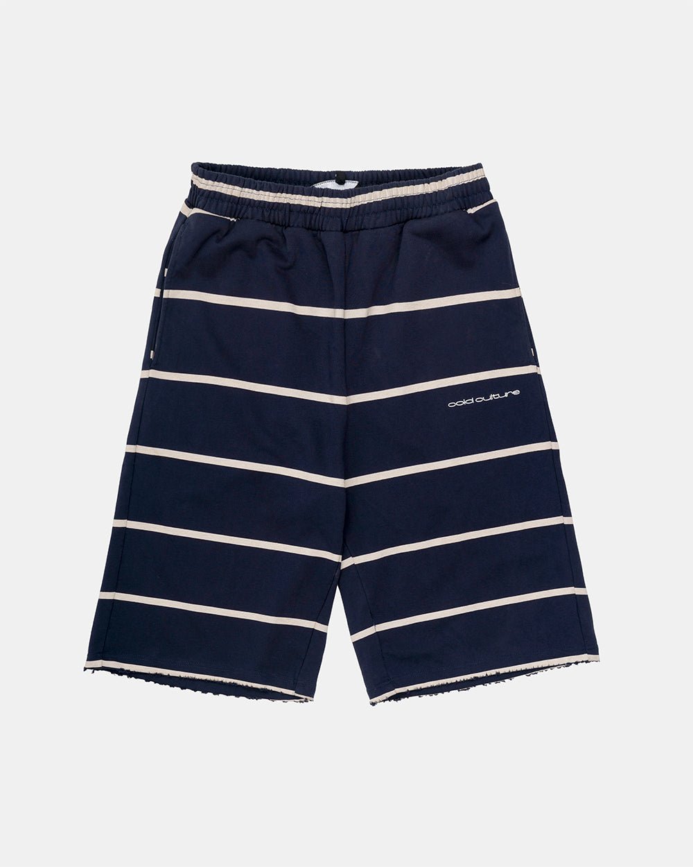 STALLION SHORT SWEATPANTS NAVY - Cold Culture