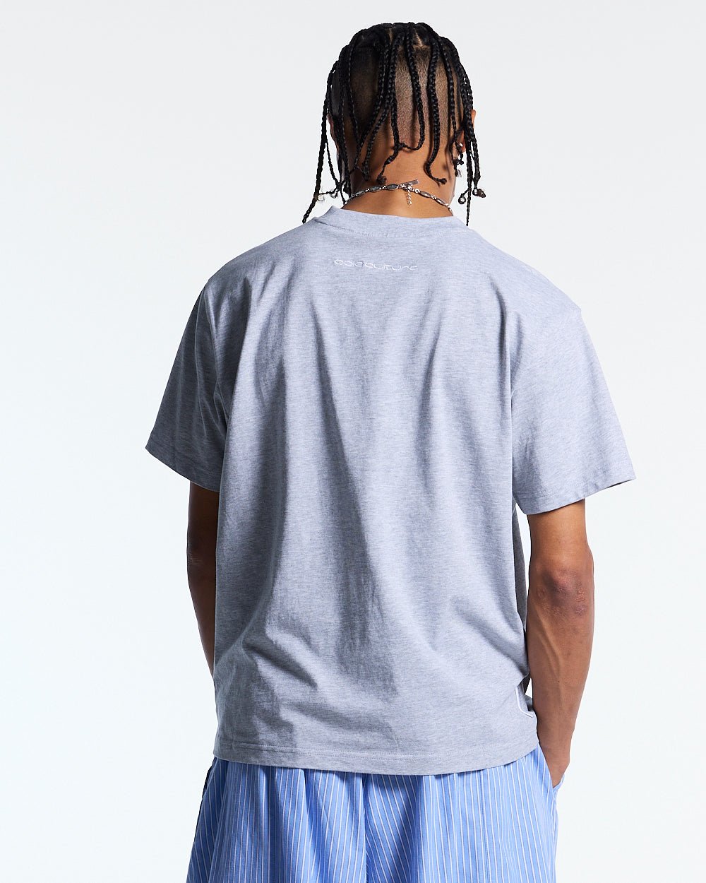 STALLION TEE HEATHER GREY - Cold Culture