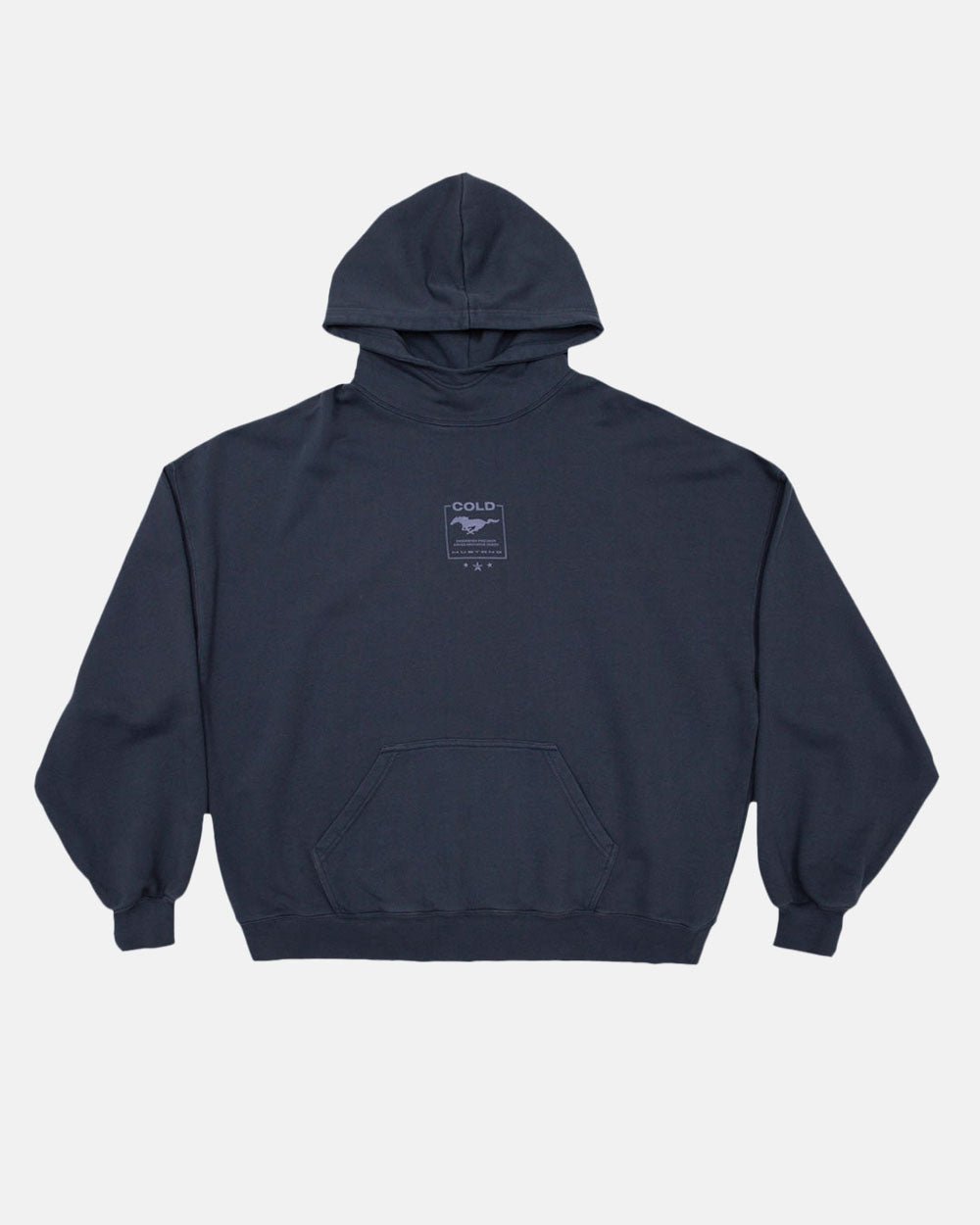 STAR - HORSE HOODIE NIGHT BLUE - COLD CULTURE