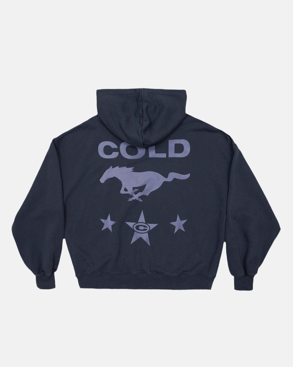 STAR - HORSE HOODIE NIGHT BLUE - COLD CULTURE