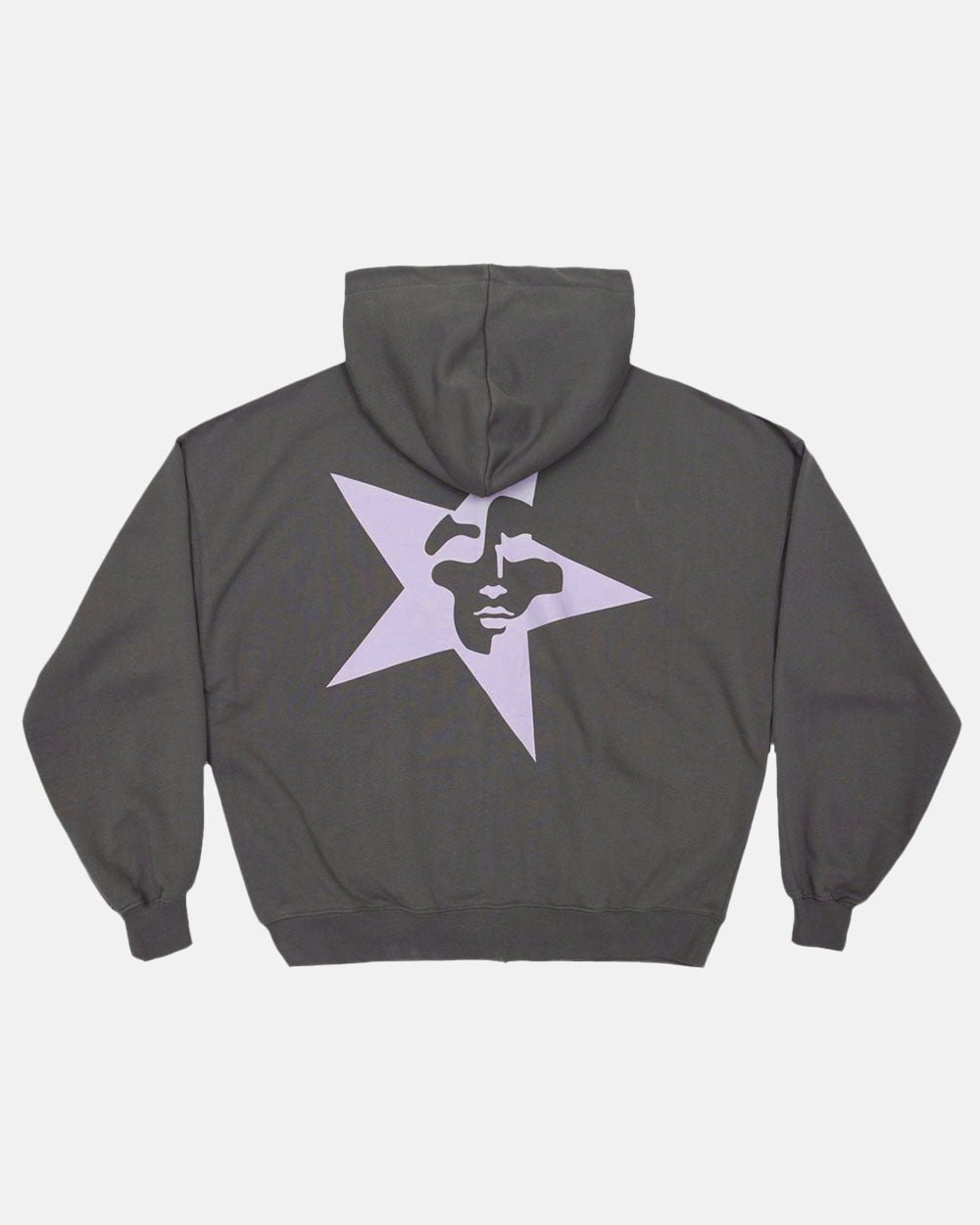 STARFACE ZIP HOODIE GREY - COLD CULTURE