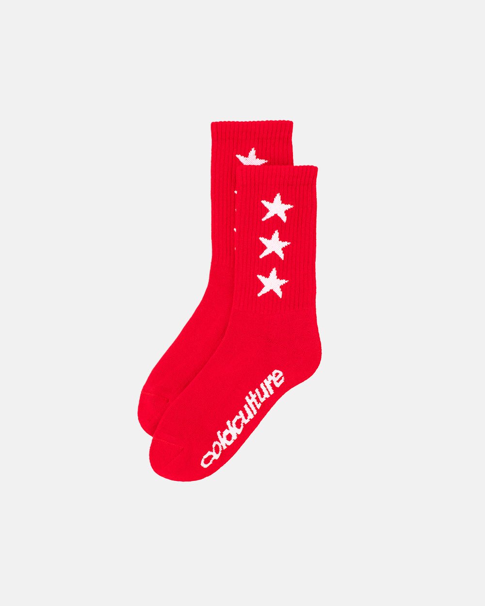 STARRY SOCKS FULL RED - COLD CULTURE