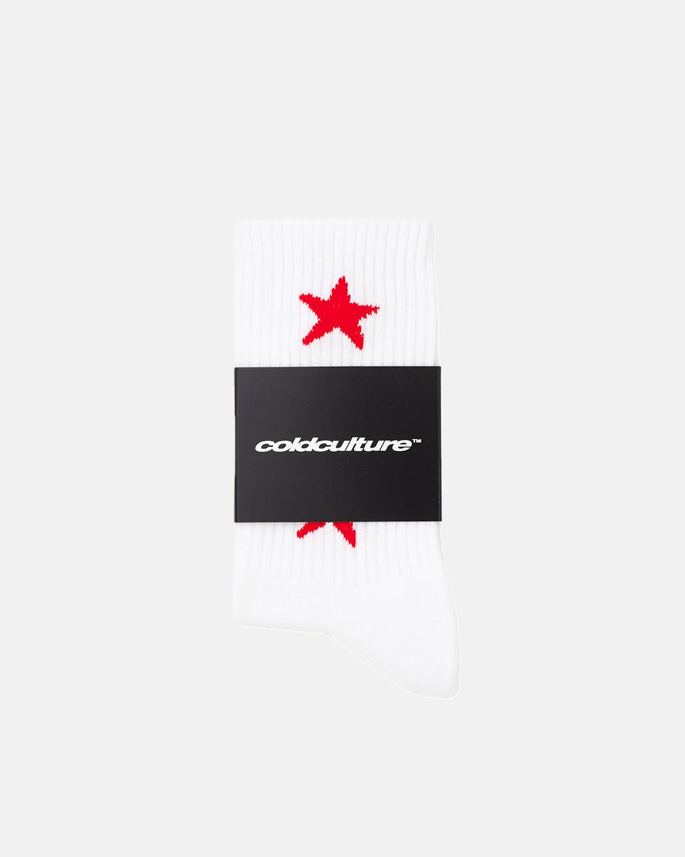 STARRY SOCKS RED/WHITE - COLD CULTURE