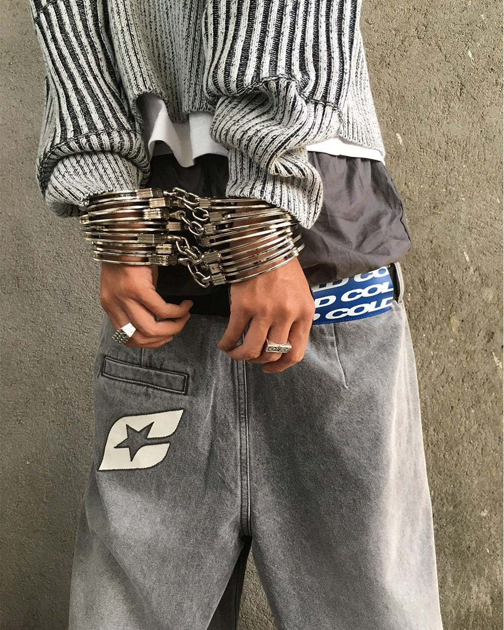 STARS BLING BLING DOUBLE RING - Cold Culture