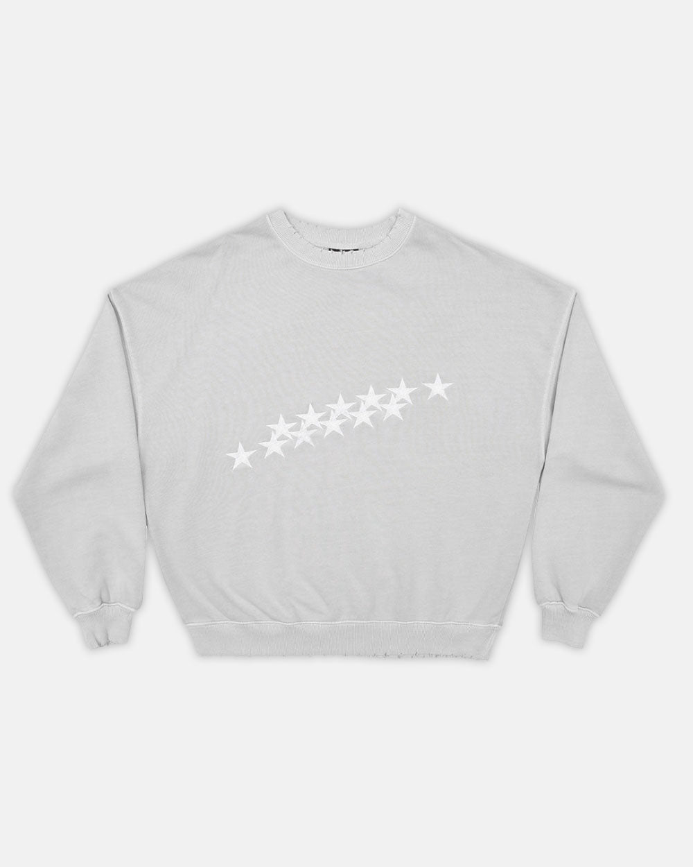 STARS CREWNECK PALE GREY - COLD CULTURE