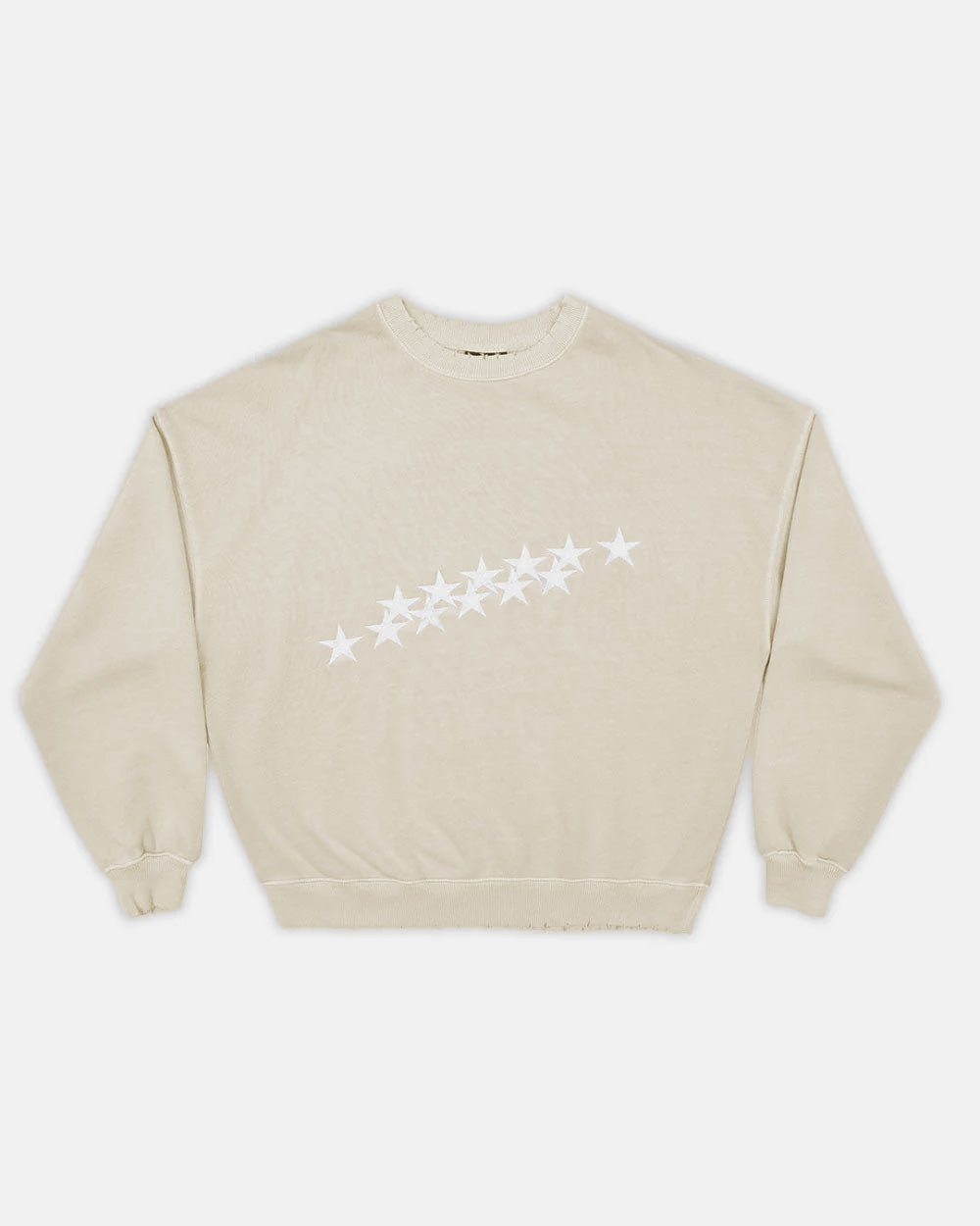 STARS CREWNECK PALE GREY - COLD CULTURE