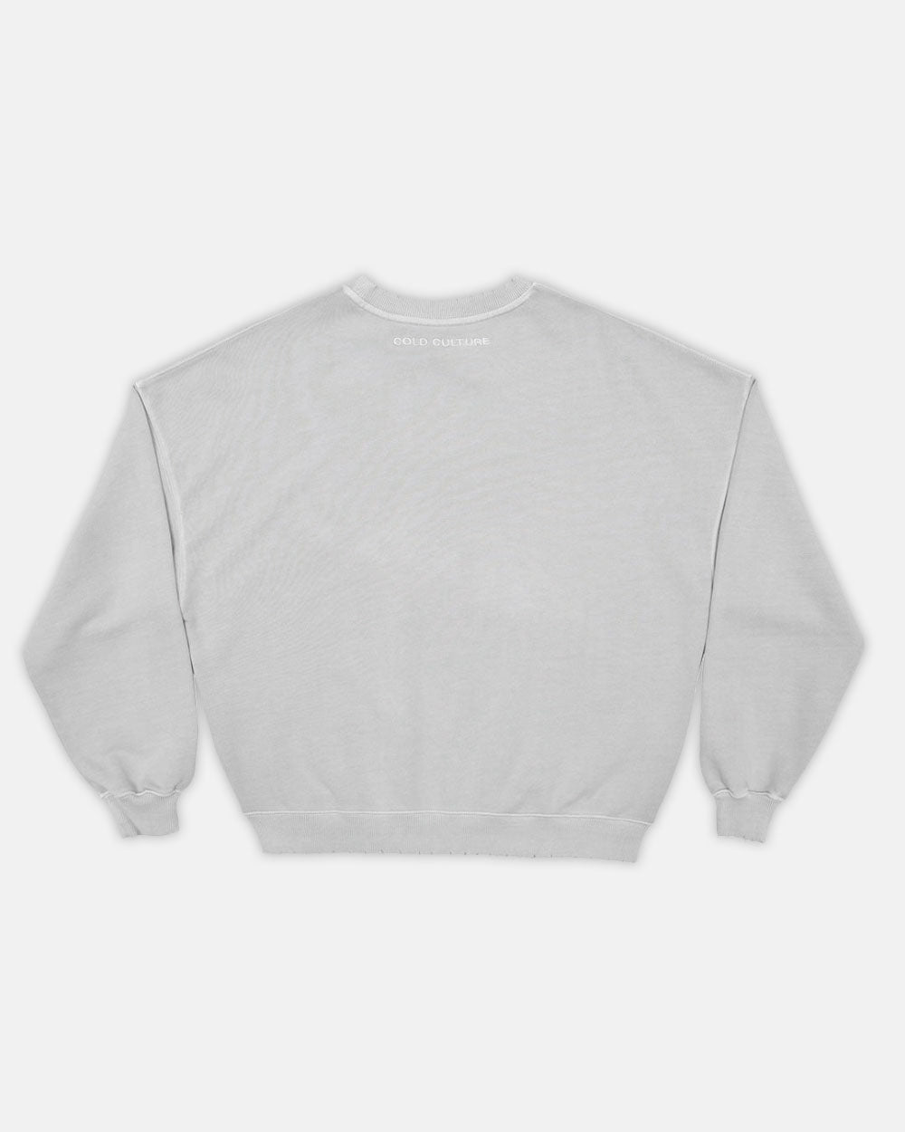 STARS CREWNECK PALE GREY - COLD CULTURE