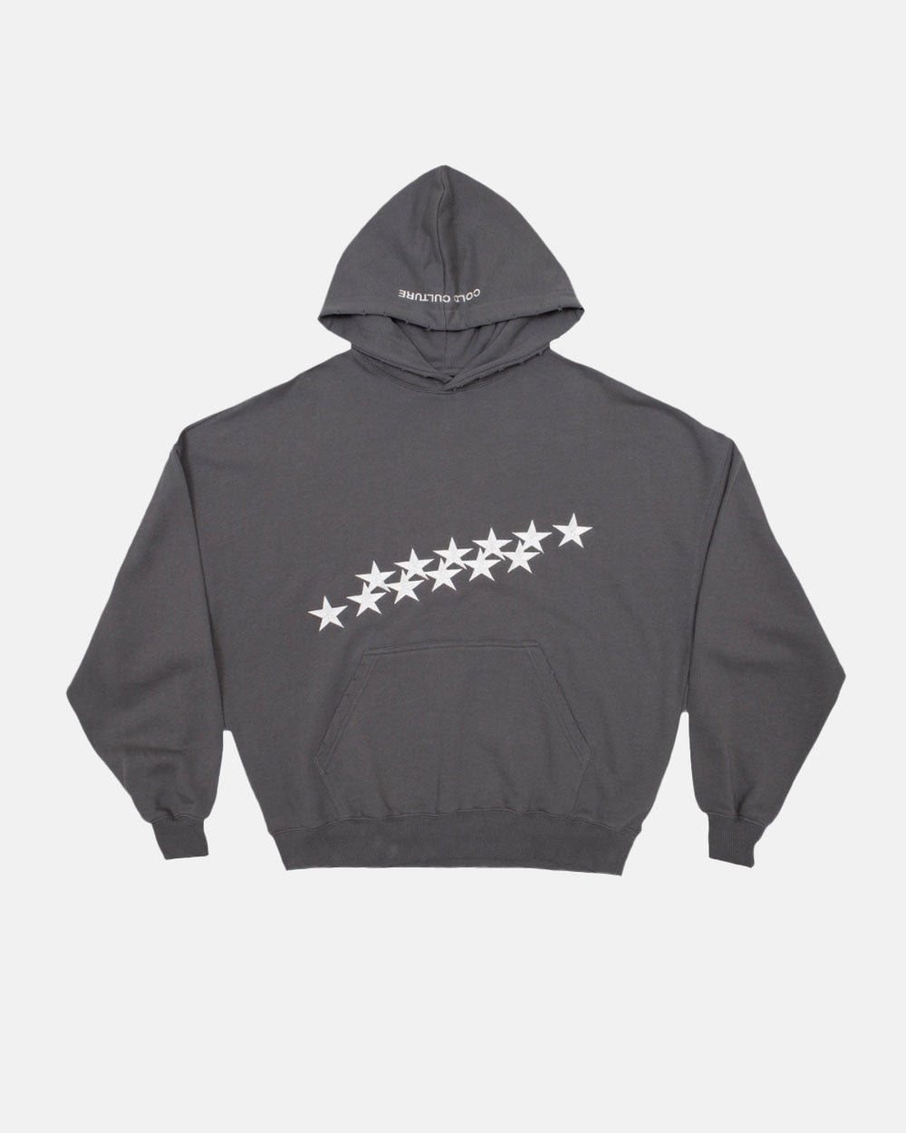 STARS HOODIE DUST GREY - COLD CULTURE