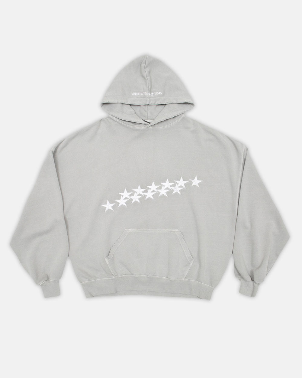 STARS HOODIE PALE GREY - COLD CULTURE