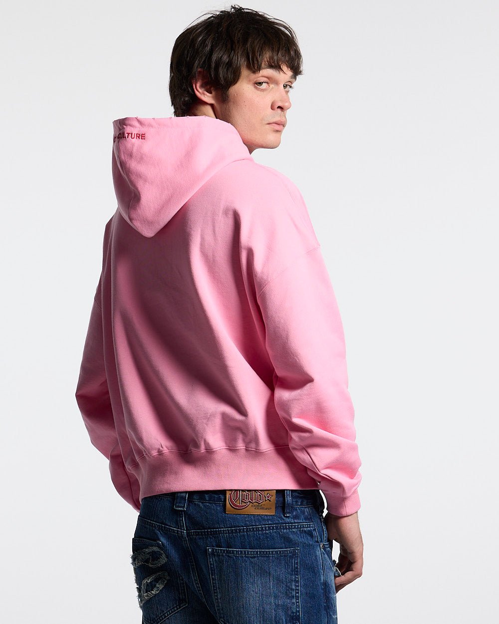 STARS HOODIE PANTHER PINK