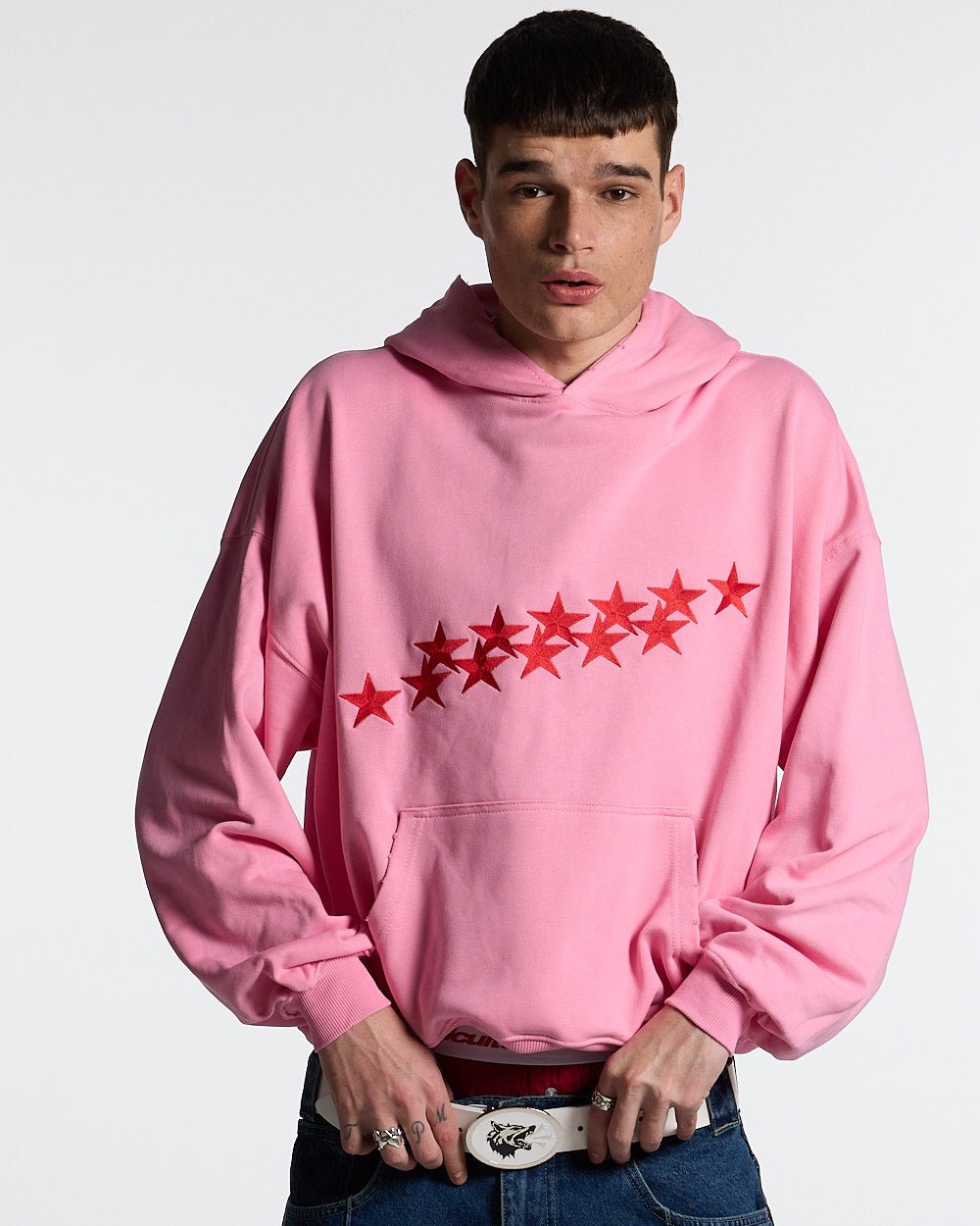 STARS HOODIE PANTHER PINK - COLD CULTURE