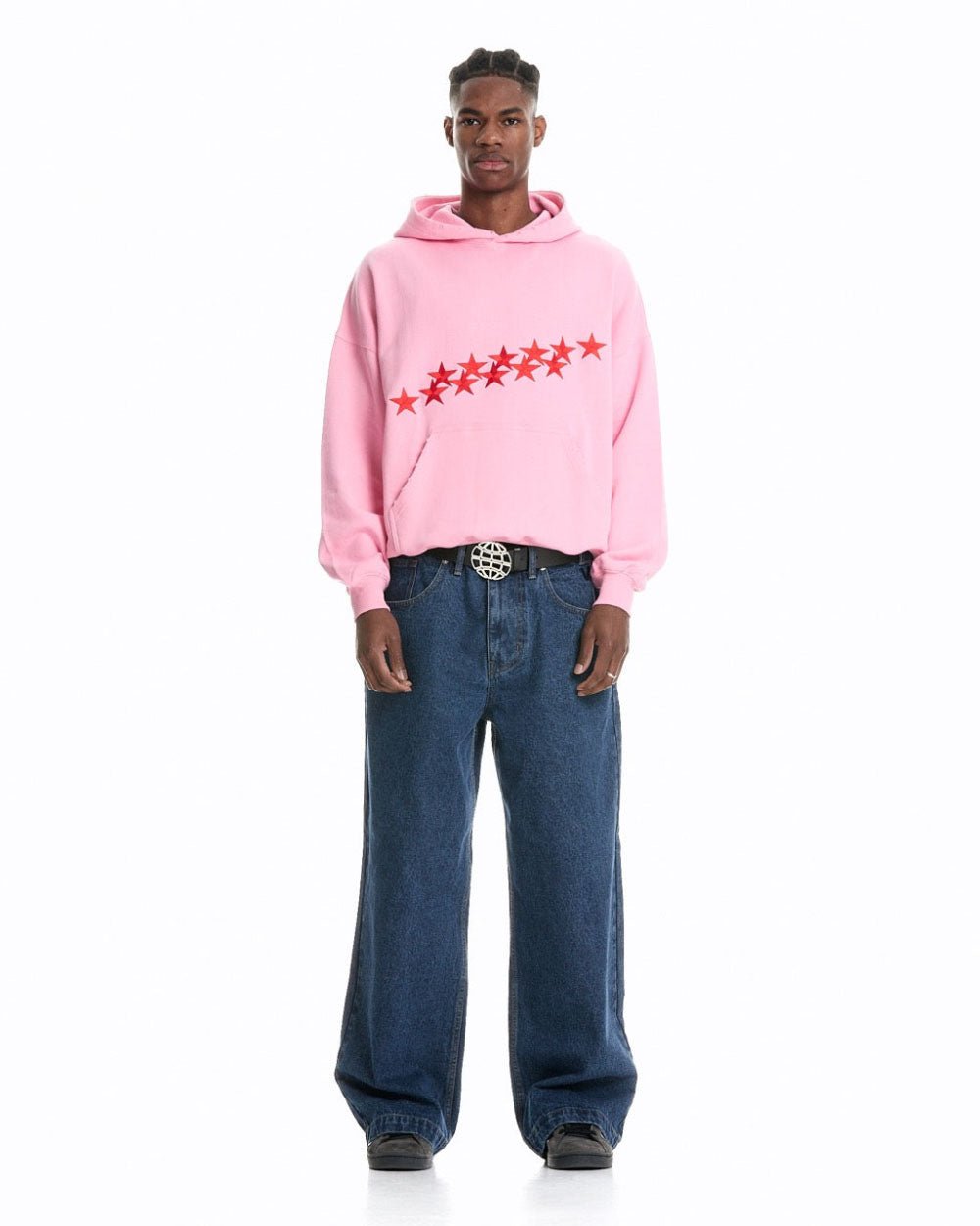 STARS HOODIE PANTHER PINK - COLD CULTURE