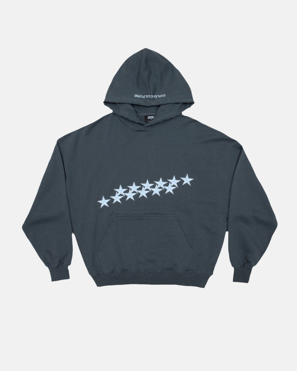 STARS HOODIE SLATE BLUE - COLD CULTURE