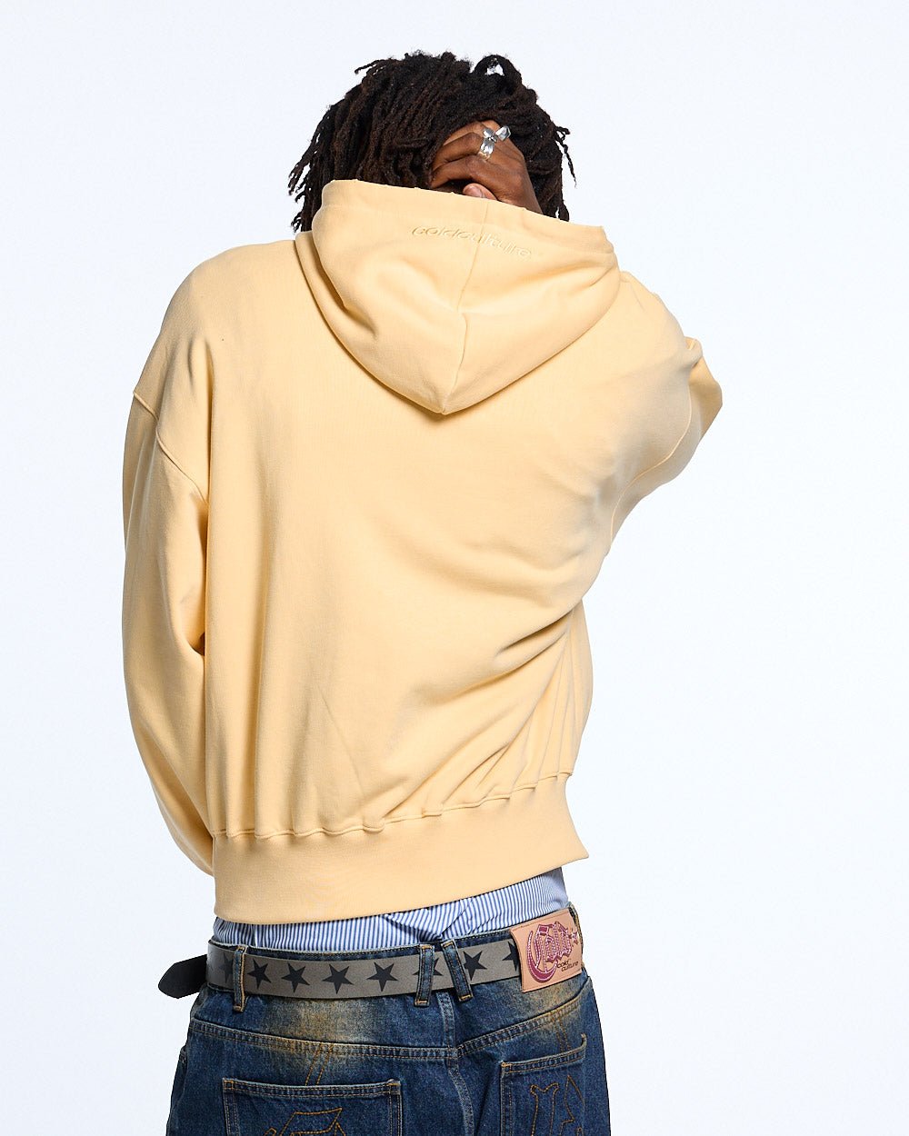 STARS HOODIE YELLOW - Cold Culture