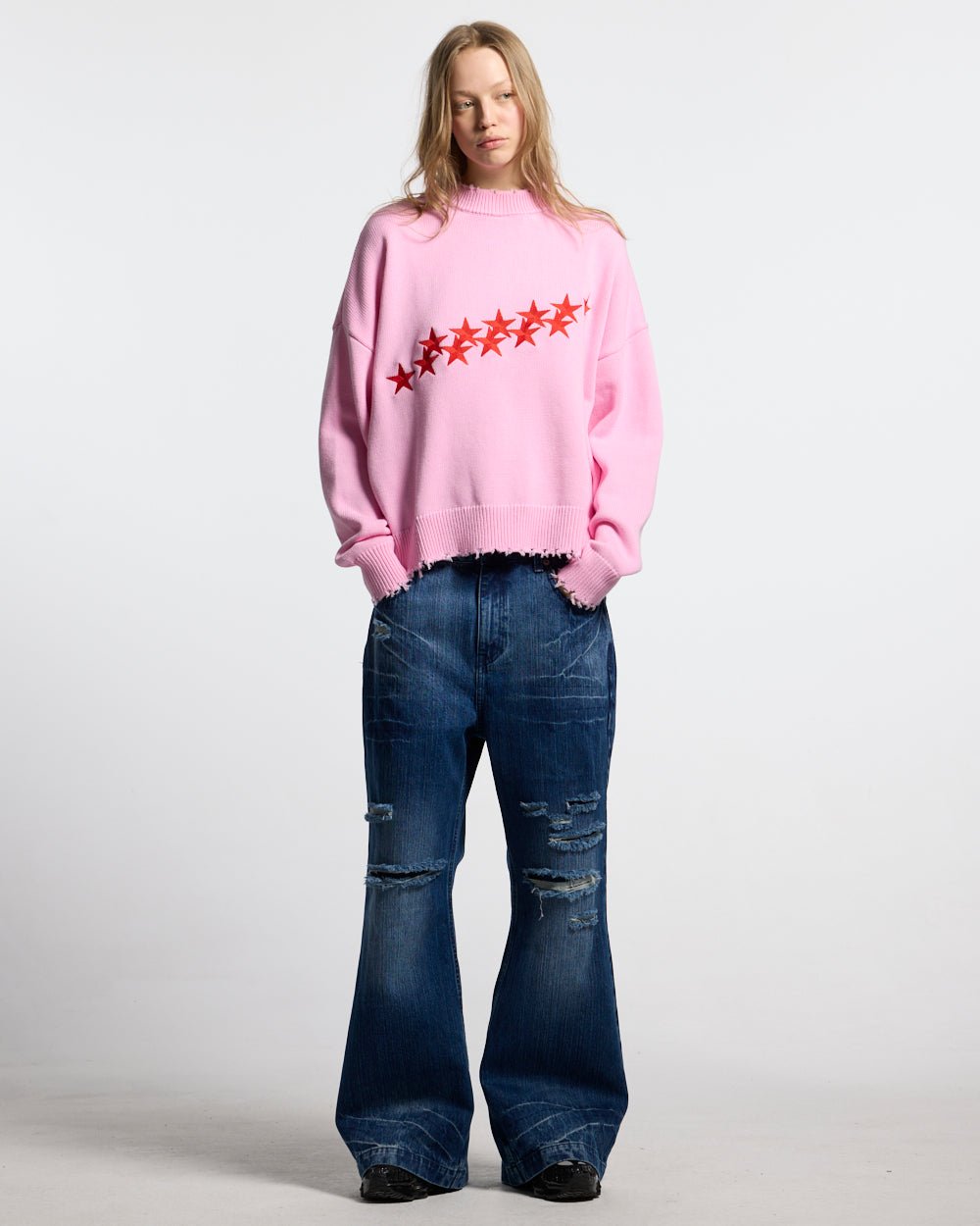 STARS KNIT PINK - Cold Culture