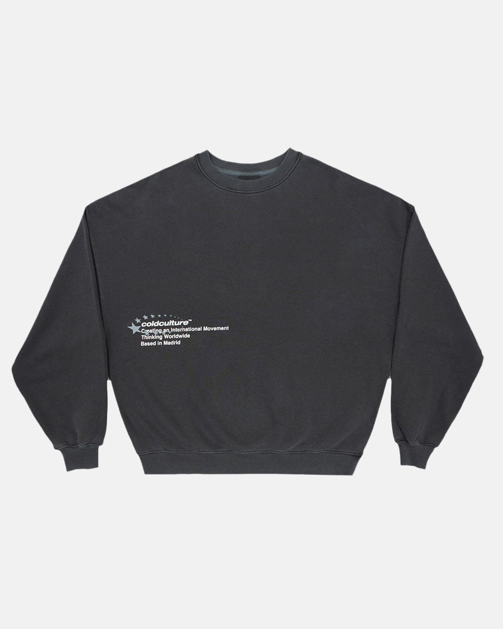 STARS STELLA CREWNECK BLACK - COLD CULTURE