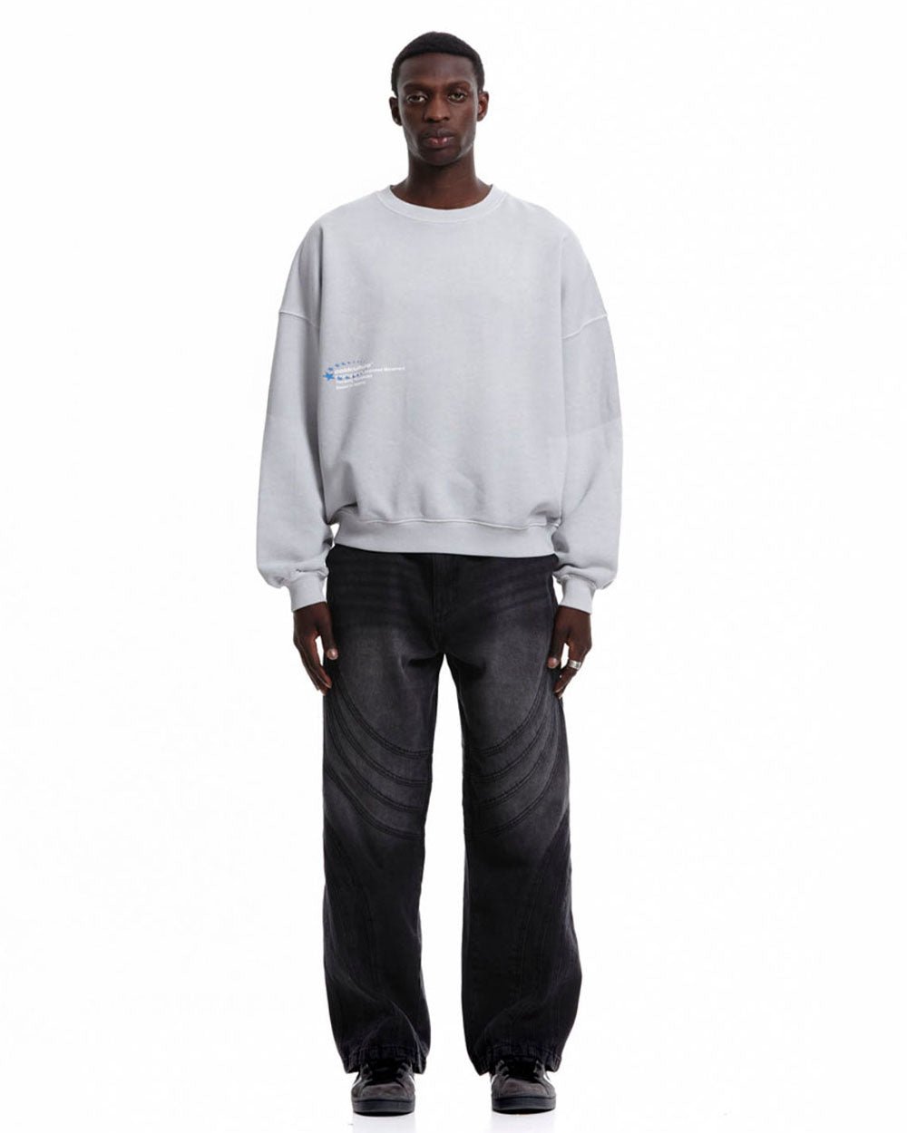 STARS STELLA CREWNECK PEARL GREY - COLD CULTURE