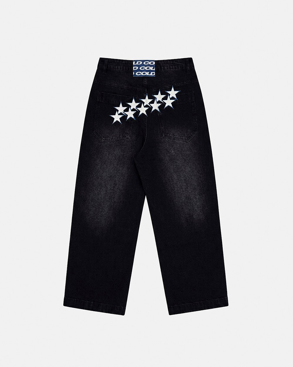 STARS V2 PANTS BLACK DENIM WASH - Cold Culture