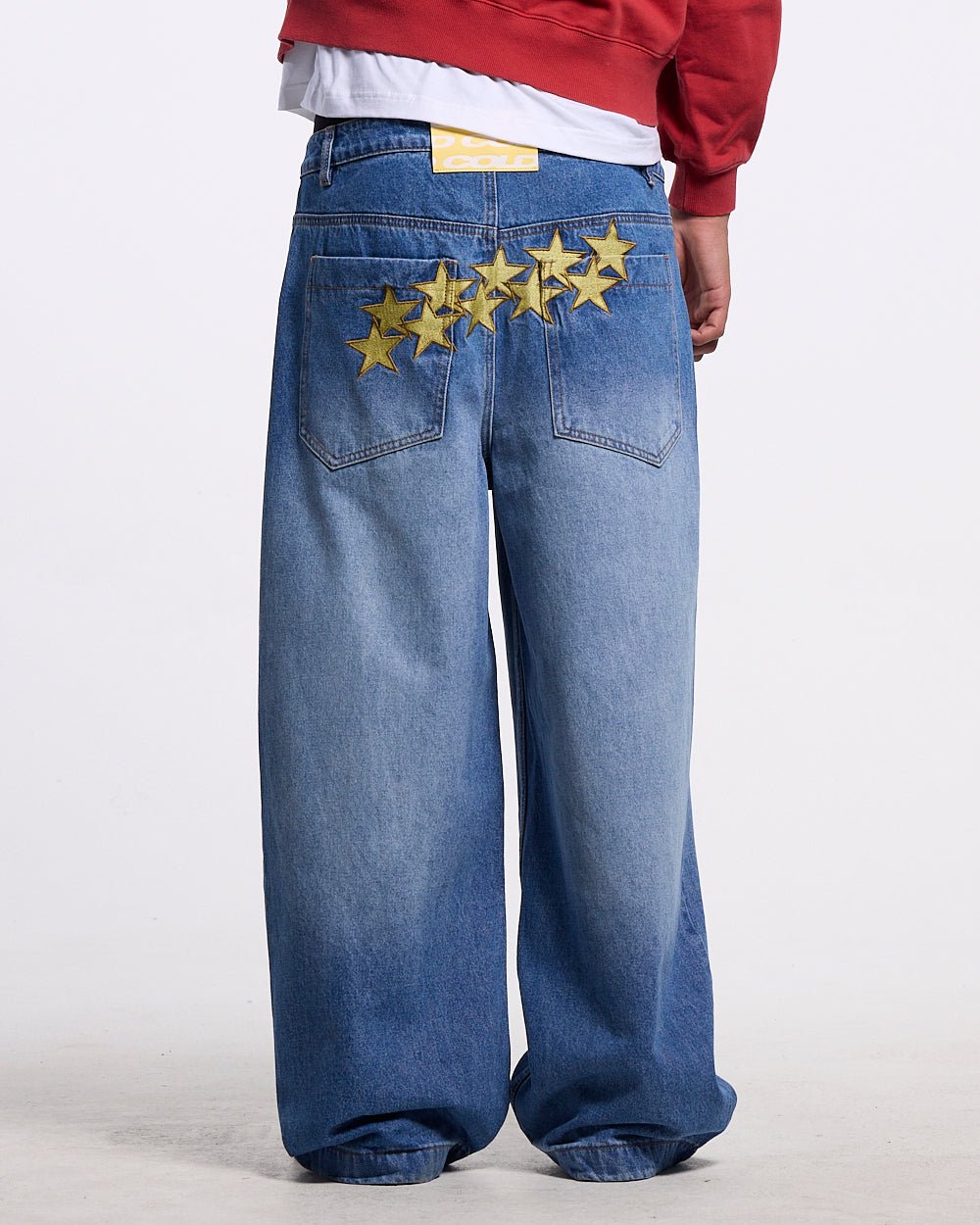 STARS V2 PANTS BLUE DENIM WASH - Cold Culture