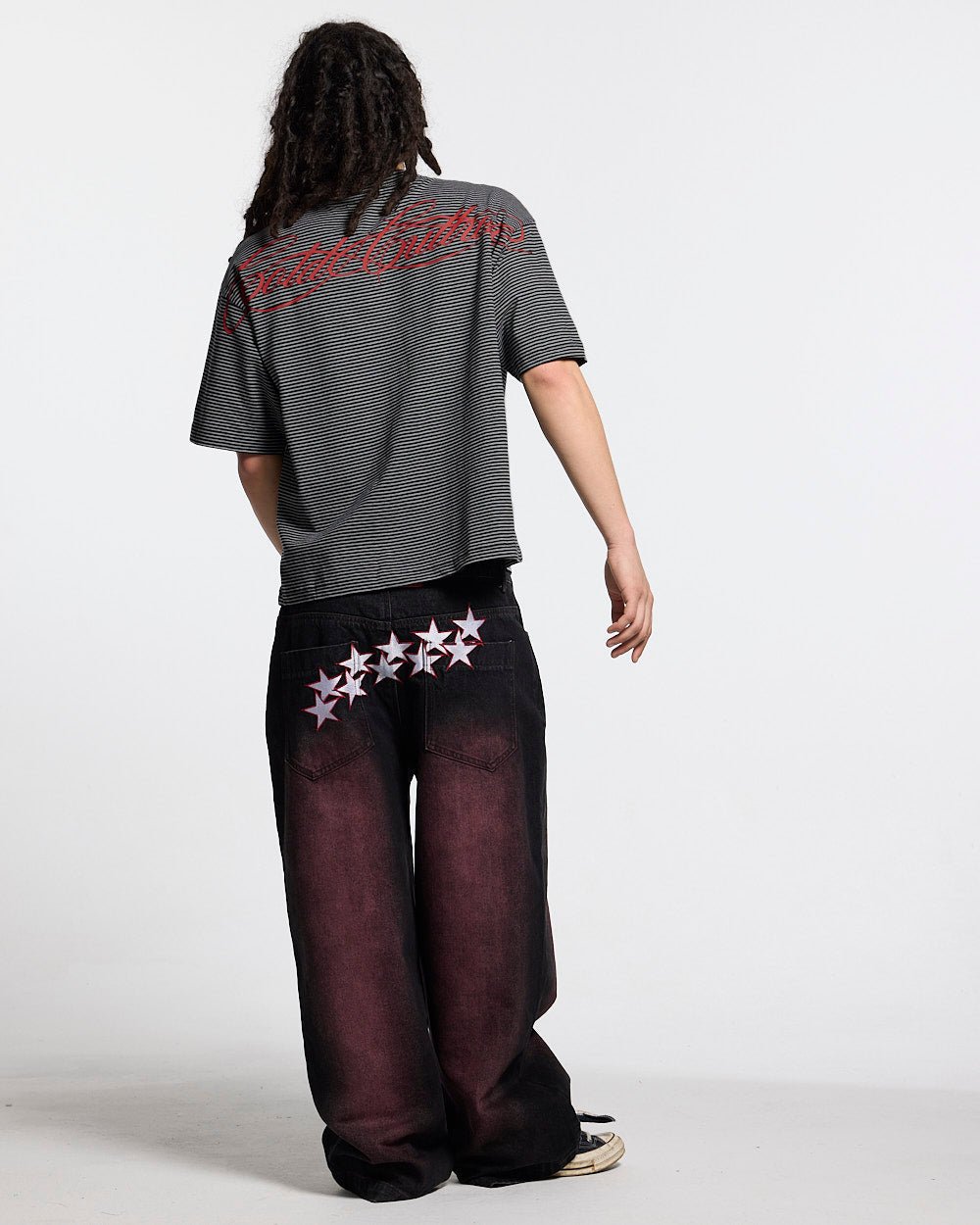 STARS V2 PANTS BURGUNDY - Cold Culture