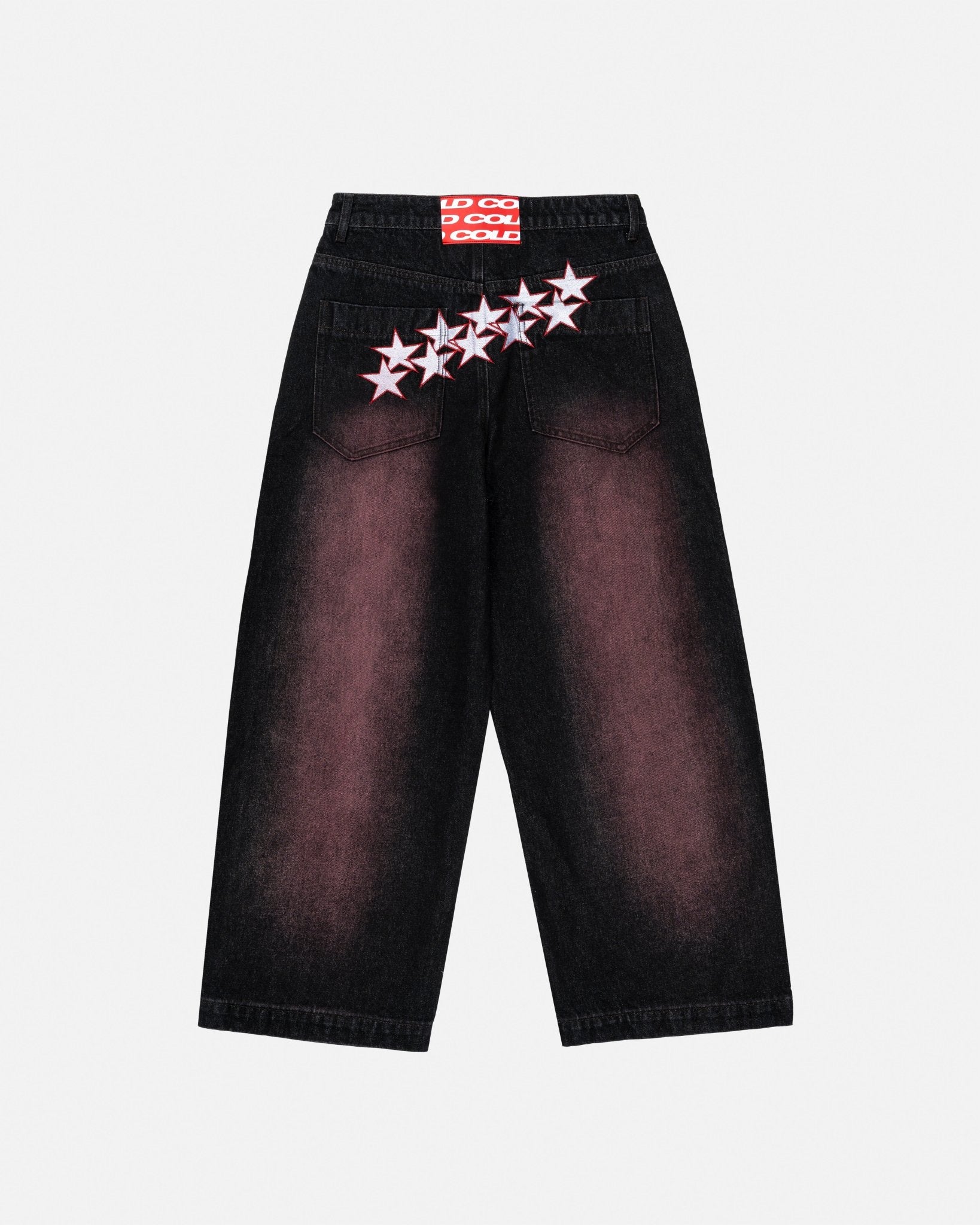 STARS V2 PANTS BURGUNDY - Cold Culture